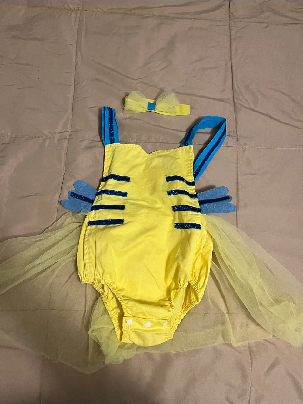 Baby girl Flounder costume